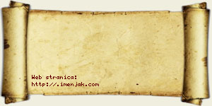 Magdalena Dedinac vizit kartica